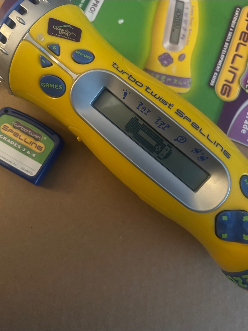 Leapfrog-Turbo Twist Spelling with 3rd-4th grade cartridge 2002